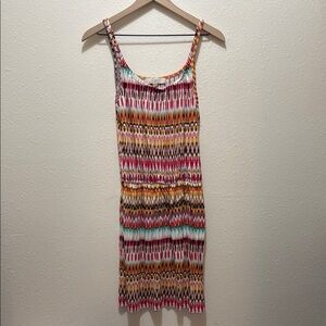 LOFT Colorful Patterned Women's Dress, Size S